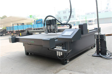 Precision Corrugated Paper Cutting Machine , Advertising Cloth Cutter Machine