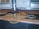 PVC Expansion Acrylic Sheet Cutting Machine With Creasing Wheel Knife