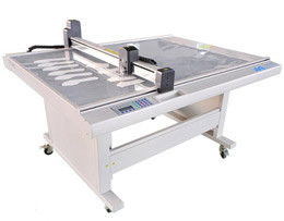 Kraft Paper Cloth Sample Cutting Machine AC 220V With Steel Belt Drive