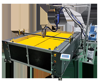 Easy To XY Glue Plotter PVA Type 4 Work Stations Simple Operation