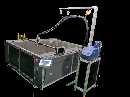 Adjustable 5L Volume XY Glue Plotter Hot Melt and Cold Glue in One Operation/Pass Solid Glue Type